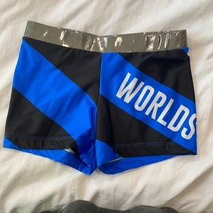 VARSITY worlds spandex